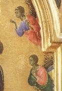 Duccio di Buoninsegna Detail of The Virgin Mary and angel predictor,Saint Spain oil painting artist